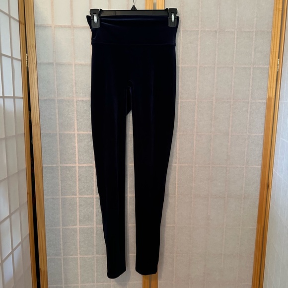 Spanx velour blue leggings - Picture 3 of 4